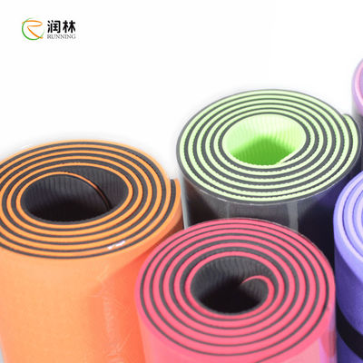 esteira da ioga da aptidão de 6mm, ioga Mat Eco Friendly do TPE para Pilates