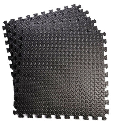 Deslize não o exercício preto Mat With do enigma 1/2” EVA Foam Interlocking Tiles grossa extra