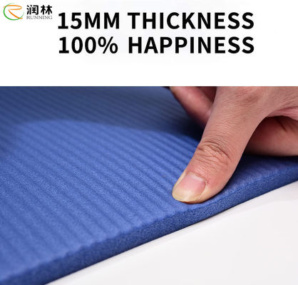as multi cores de 10mm deslizam não a ioga Mat For Floor Exercises da espuma de Nbr