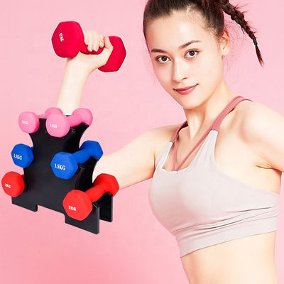 1-5 o peso ajustável de Vinly do Gym das mulheres do quilograma ajustou-se para a aptidão