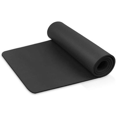 Bens de Mat Classical Black Anti Scratch da ioga de Nbr da aptidão do Oem dos acessórios do Gym