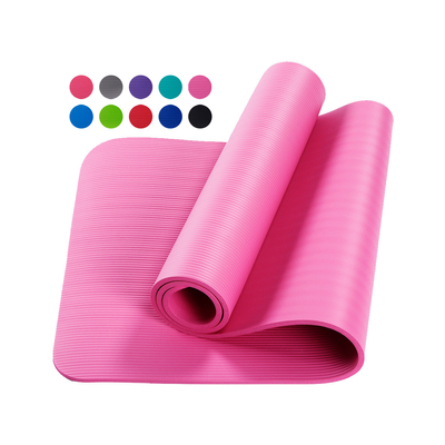 Deslizamento 183*61*1CM de Mat Solider Color Anti Tear da ioga exterior de Pilates NBR do Gym anti