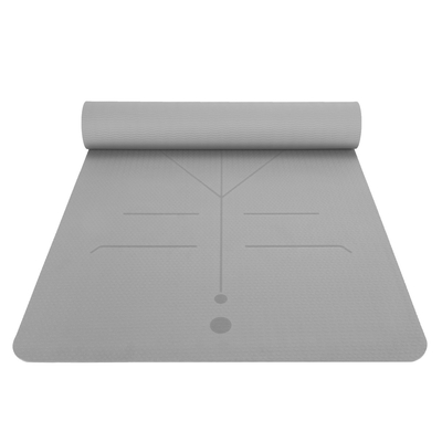 Anti ioga Cuboid Mat For Gymnastics Pilates do Pvc do TPE dos rasgos 4mm