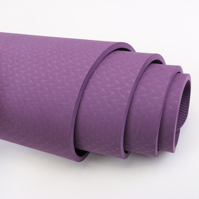 Ioga Mat Anti Slip ECO 3-10mm amigáveis do TPE do Gym do exercício do alto densidade