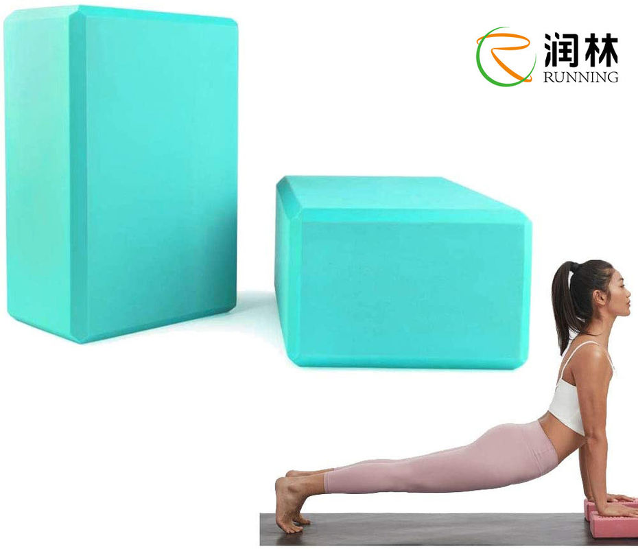 O deslizamento macio de EVA Foam Yoga Bricks Anti de 2 blocos fornece a estabilidade e o equilíbrio
